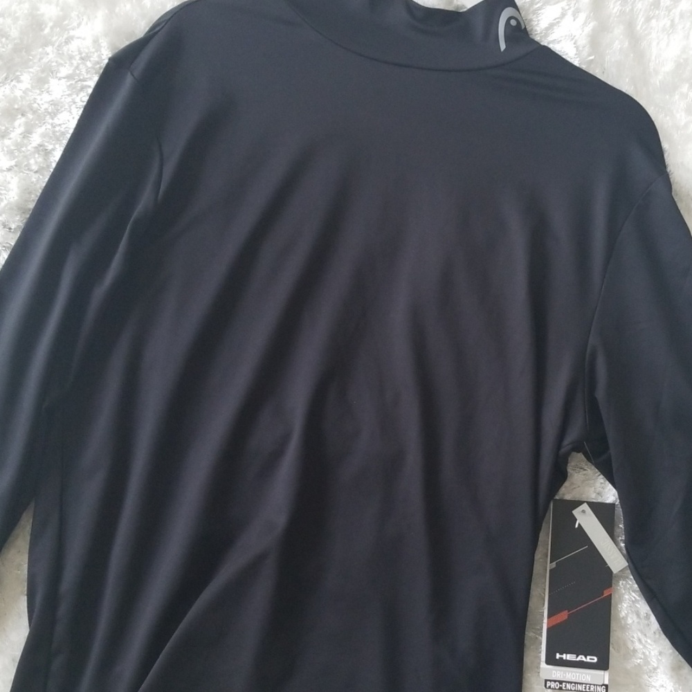 Head dri-motion black long sleeve man L